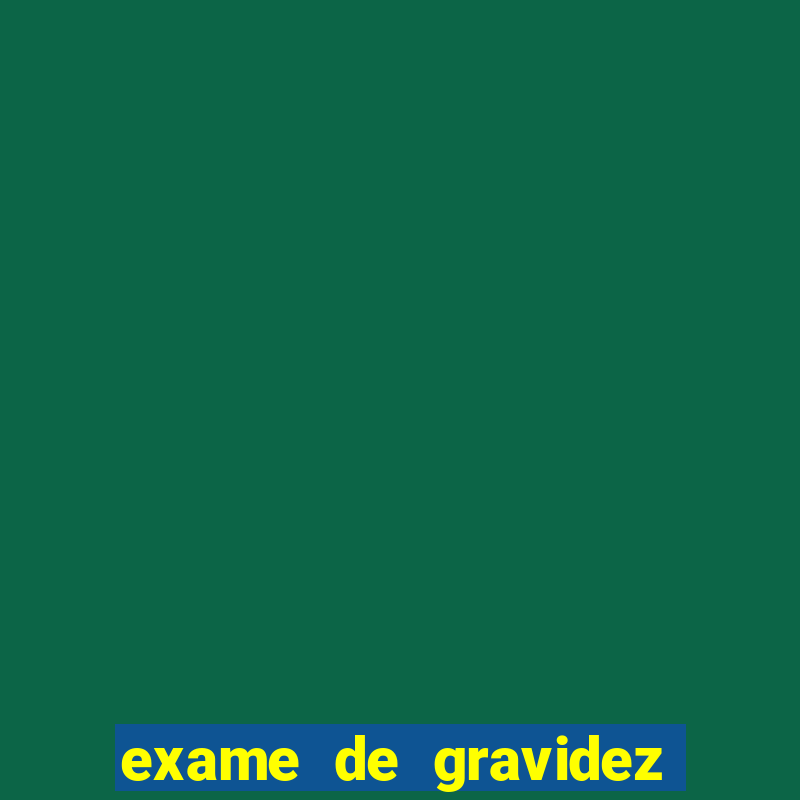 exame de gravidez positivo de sangue pdf